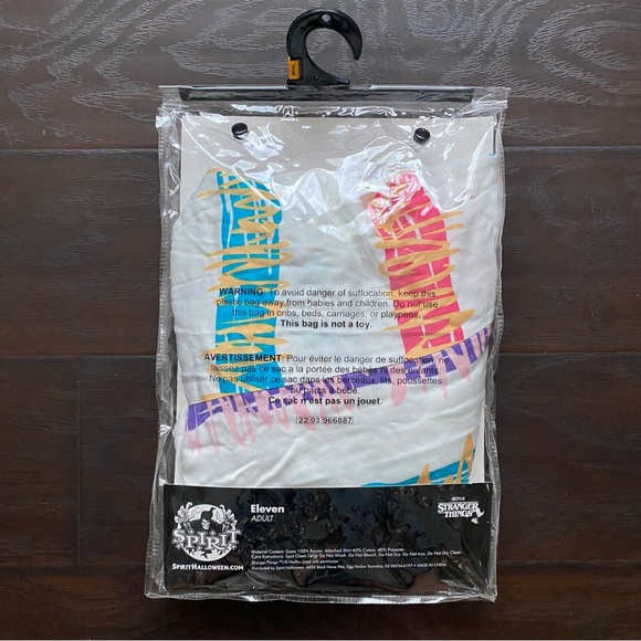 Stranger Things Eleven Costume with Package - Picture 10 of 11